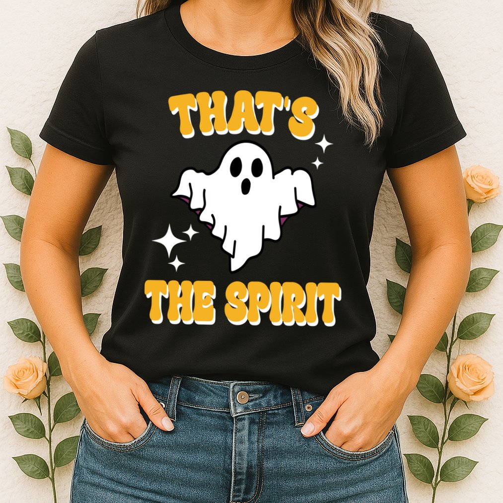 Thats The Spirit Funny Halloween Ghost Womens T-Shirt