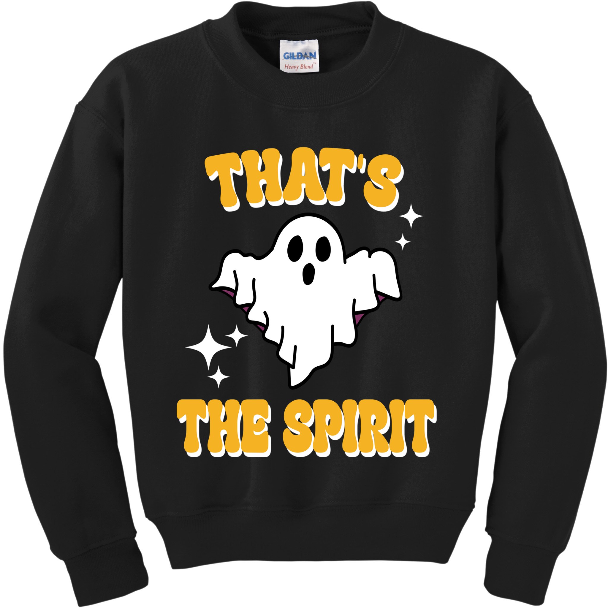 Thats The Spirit Funny Halloween Ghost Kids Sweatshirt