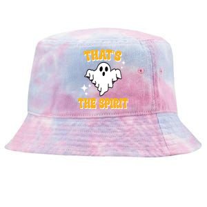 Thats The Spirit Funny Halloween Ghost Tie-Dyed Bucket Hat