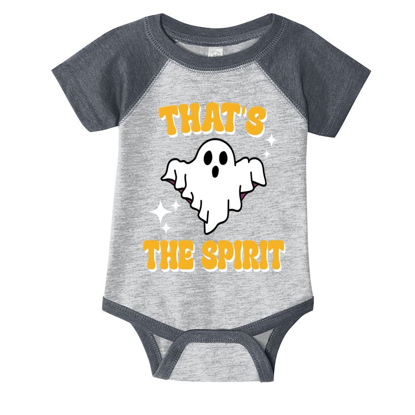 Thats The Spirit Funny Halloween Ghost Infant Baby Jersey Bodysuit