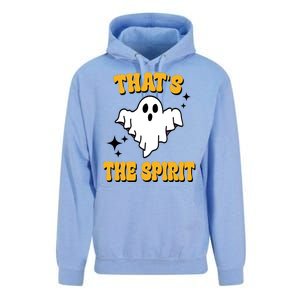 Thats The Spirit Funny Halloween Ghost Unisex Surf Hoodie