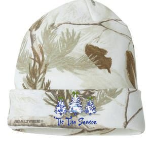 Tis The Season Chinoiserie Christmas Trees Funny Holiday  Kati Licensed 12" Camo Beanie