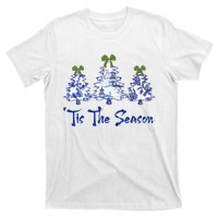 Tis The Season Chinoiserie Christmas Trees Funny Holiday  T-Shirt