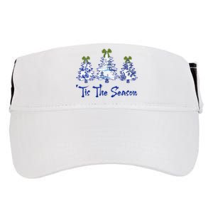 Tis The Season Chinoiserie Christmas Trees Funny Holiday  Adult Drive Performance Visor