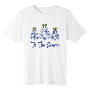 Tis The Season Chinoiserie Christmas Trees Funny Holiday  Tall Fusion ChromaSoft Performance T-Shirt