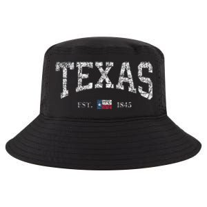 Texas Texas State Flag Distressed Cool Comfort Performance Bucket Hat