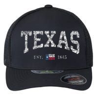 Texas Texas State Flag Distressed Flexfit Unipanel Trucker Cap