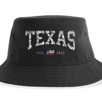 Texas Texas State Flag Distressed Sustainable Bucket Hat