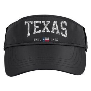 Texas Texas State Flag Distressed Adult Drive Performance Visor