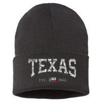 Texas Texas State Flag Distressed Sustainable Knit Beanie