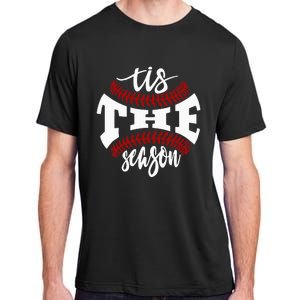 Tis The Season Baseball Lovers Adult ChromaSoft Performance T-Shirt