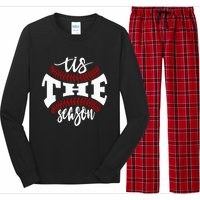 Tis The Season Baseball Lovers Long Sleeve Pajama Set