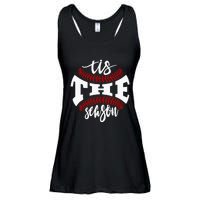 Tis The Season Baseball Lovers Ladies Essential Flowy Tank