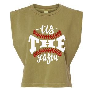 Tis The Season Baseball Lovers Garment-Dyed Women's Muscle Tee