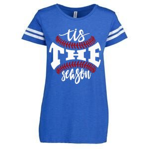 Tis The Season Baseball Lovers Enza Ladies Jersey Football T-Shirt