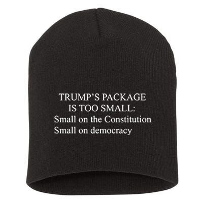 Trump Too Small Short Acrylic Beanie