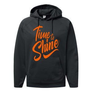 Time To Shine Performance Fleece Hoodie