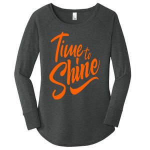 Time To Shine Women's Perfect Tri Tunic Long Sleeve Shirt