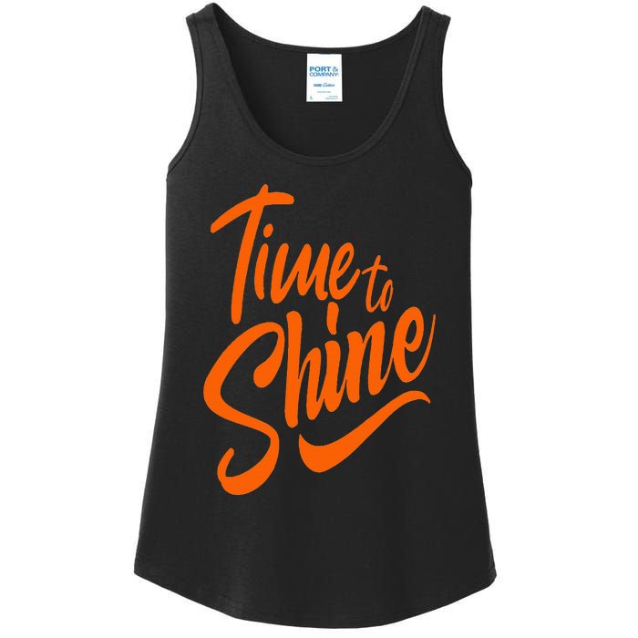 Time To Shine Ladies Essential Tank