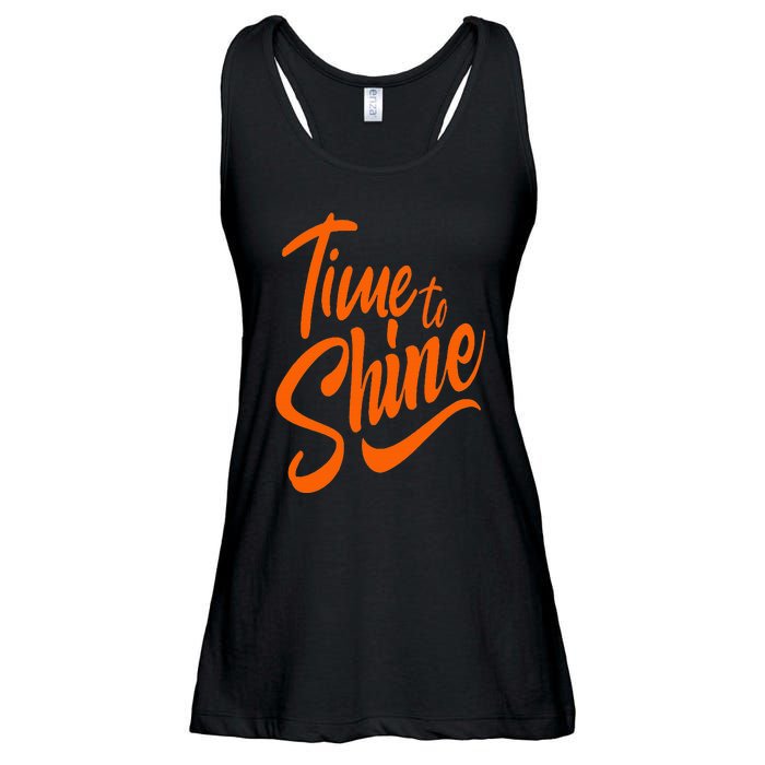 Time To Shine Ladies Essential Flowy Tank