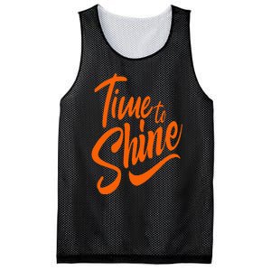 Time To Shine Mesh Reversible Basketball Jersey Tank