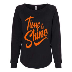 Time To Shine Womens California Wash Sweatshirt