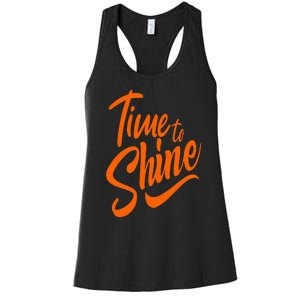 Time To Shine Women's Racerback Tank