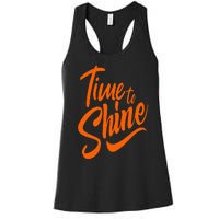 Time To Shine Women's Racerback Tank