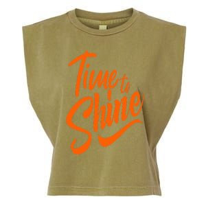 Time To Shine Garment-Dyed Women's Muscle Tee