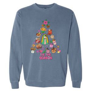 Tis The Season Mexican Christmas Feliz Navidad Xmas Mexican Garment-Dyed Sweatshirt