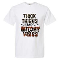 Thick Thighs Spooky Vibes Halloween Costume Garment-Dyed Heavyweight T-Shirt