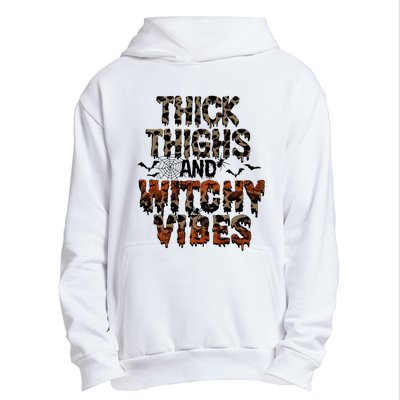 Thick Thighs Spooky Vibes Halloween Costume Urban Pullover Hoodie