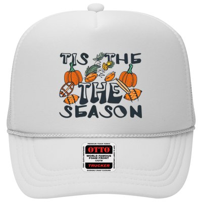 TIS THE SEASON FALL FOOTBALL THANKSGIVING PUMPKIN SPICE Trucker Hat