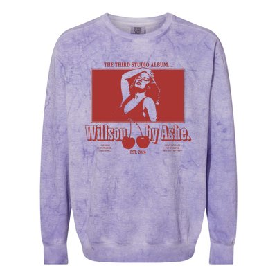 The Third Studio Ablum Willson By Ashe Colorblast Crewneck Sweatshirt