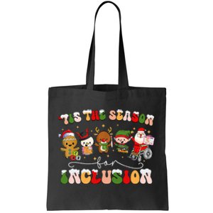 Tis The Season For Inclusion Sped Christmas Teacher Tote Bag