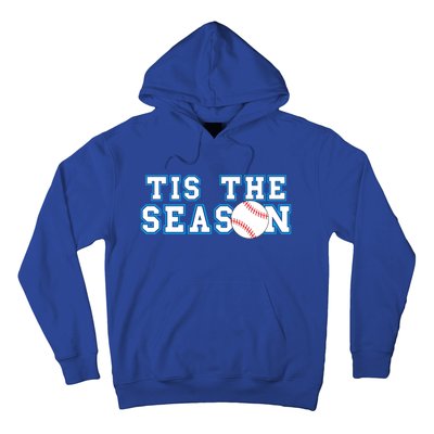 Tis The Season Softball And Baseball Player Gift Hoodie