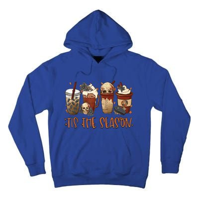 Tis The Season Horror Fall Coffee Autumn Halloween Costume Gift Tall Hoodie