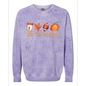 Tis The Season Festive Fall Lover Colorblast Crewneck Sweatshirt