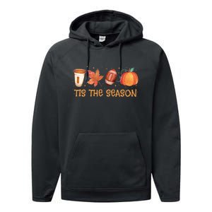 Tis The Season Festive Fall Lover Performance Fleece Hoodie