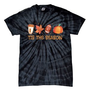 Tis The Season Festive Fall Lover Tie-Dye T-Shirt