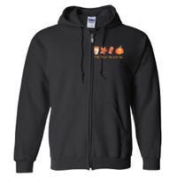 Tis The Season Festive Fall Lover Full Zip Hoodie