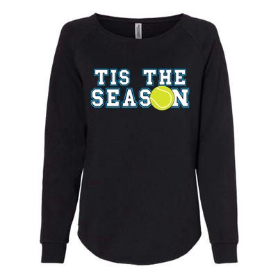 Tis The Season Tennis Player Gift Womens California Wash Sweatshirt