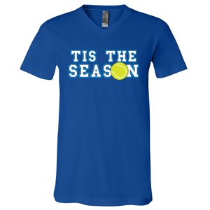 Tis The Season Tennis Player Gift V-Neck T-Shirt