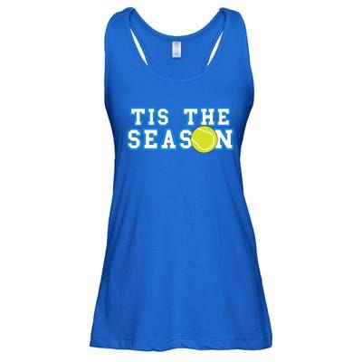 Tis The Season Tennis Player Gift Ladies Essential Flowy Tank