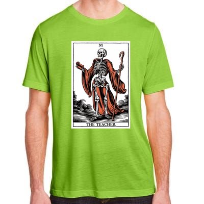 The Teacher Skeleton Tarot Card Gift Adult ChromaSoft Performance T-Shirt