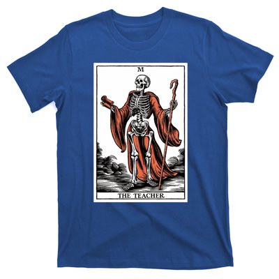 The Teacher Skeleton Tarot Card Gift T-Shirt