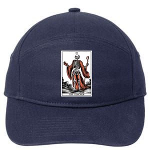 The Teacher Skeleton Tarot Card Gift 7-Panel Snapback Hat