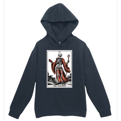 The Teacher Skeleton Tarot Card Gift Urban Pullover Hoodie