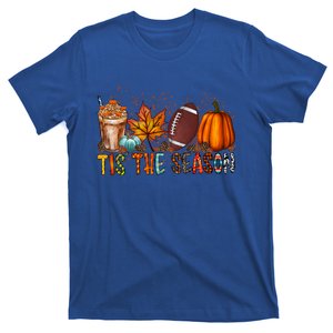 Tis The Season Football Season Game Day Fall Pumpkin Spice Gift T-Shirt