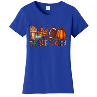 Tis The Season Football Season Game Day Fall Pumpkin Spice Gift Women's T-Shirt